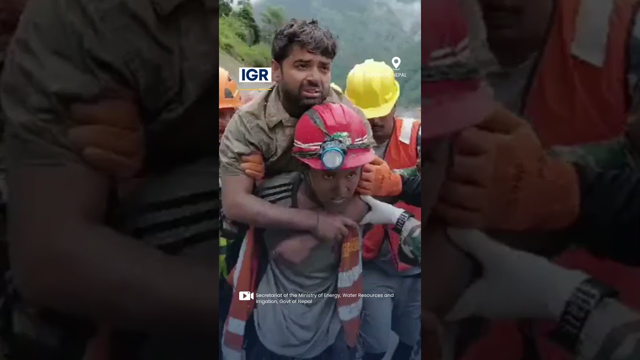 Nepal Rescuers Retrieve Flood Victim From Trishuli 3A Hydel Project Tunnel | IGR