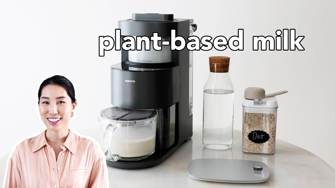 making plant-based milk at home | Joyoung Y1 review | Chris Han