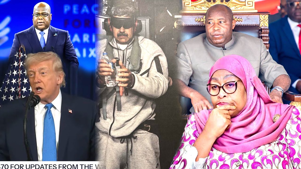 AKARERE KAZIWE NGIBI TRUMP AGIFATA MADURO WA VENEZUELA AGIYE GUKORERE TANZANIA NEVA NA TSHISEKEDI