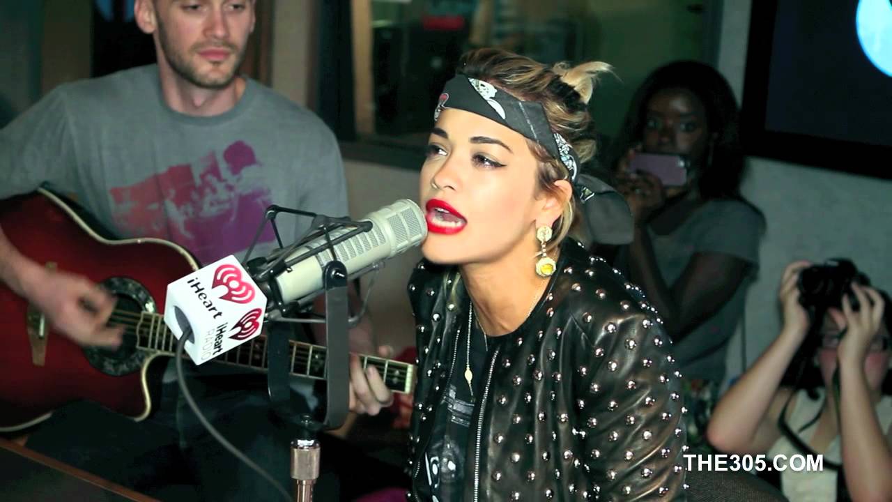 Rita Ora performing 