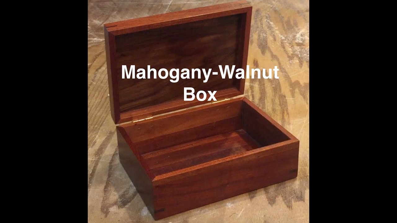 Mahogany - Walnut Box