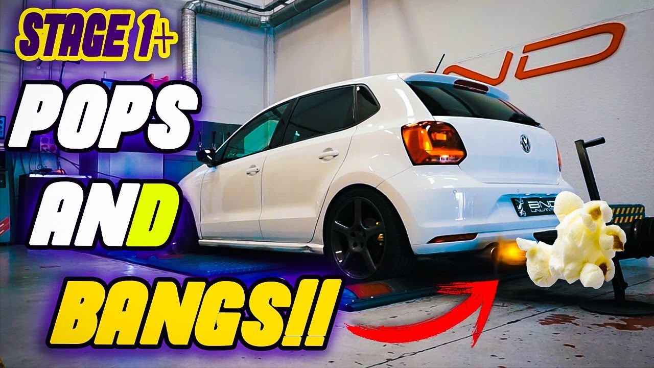 Repro Stage 1+ , pops and bangs y más CV! Mi coche hace palomitas !  VW POLO TSI | JGP CREW