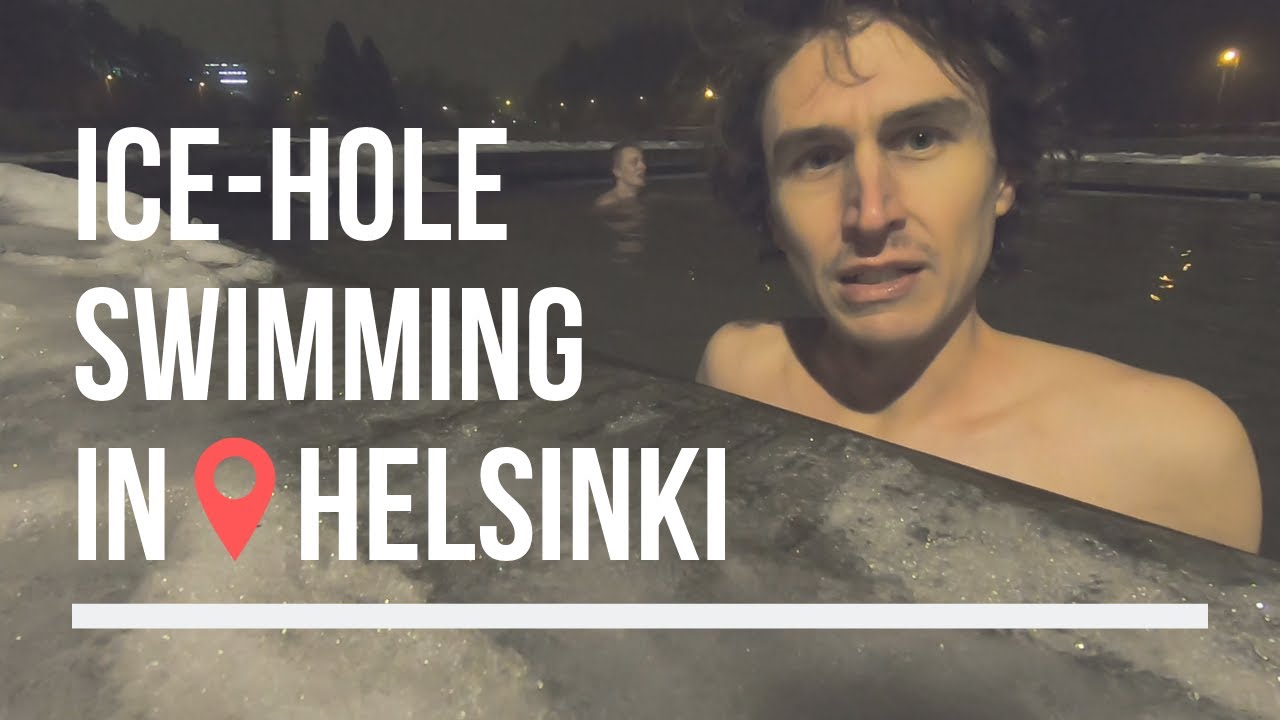 Ice-hole swimming in Helsinki