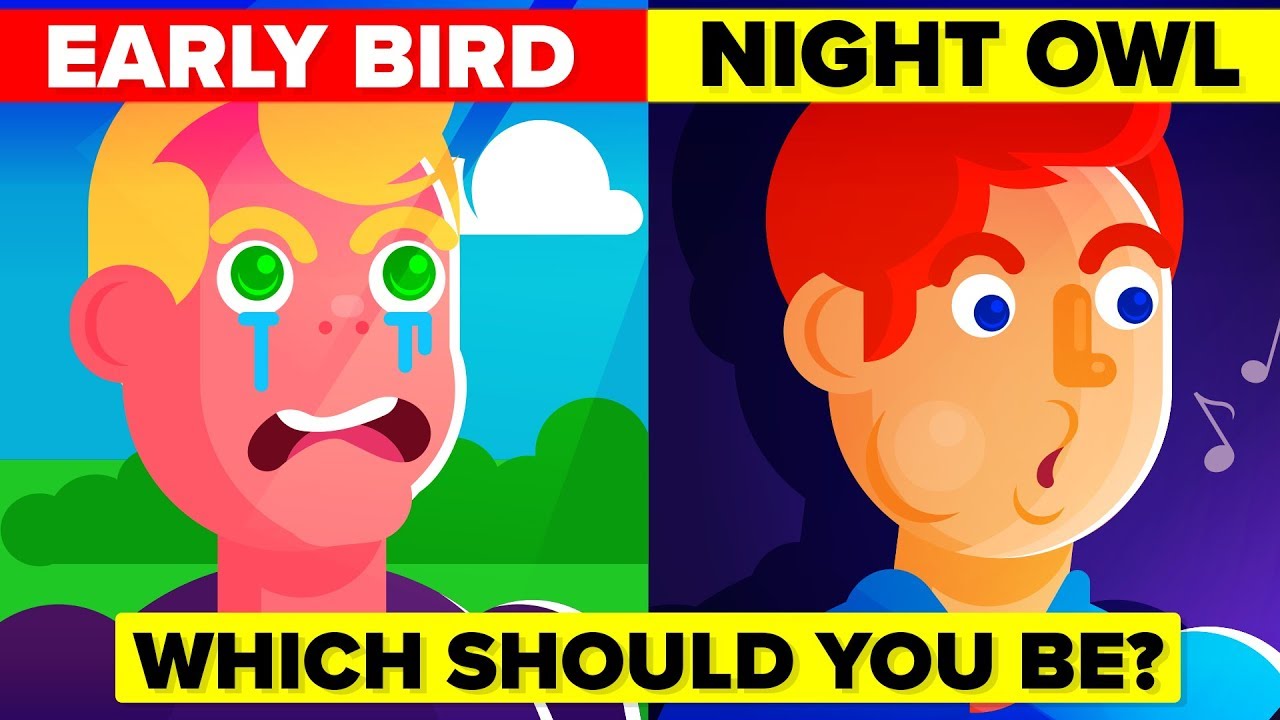 EARLY BIRD vs NIGHT OWL - Which One SHOULD You Be - Which One Are YOU?
