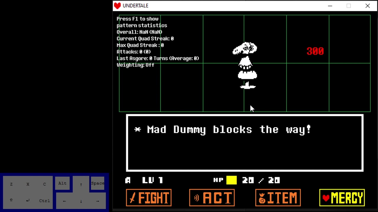 Undertale Mad Dummy Skip Alt-Space Buffering Technique
