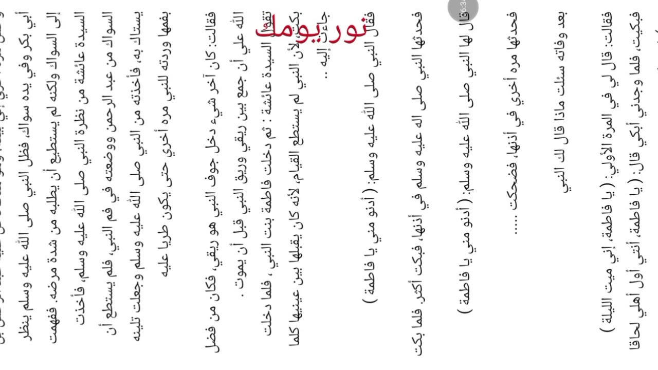 قصة وفاة محمد رسول الله  صلى الله عليه وسلم 