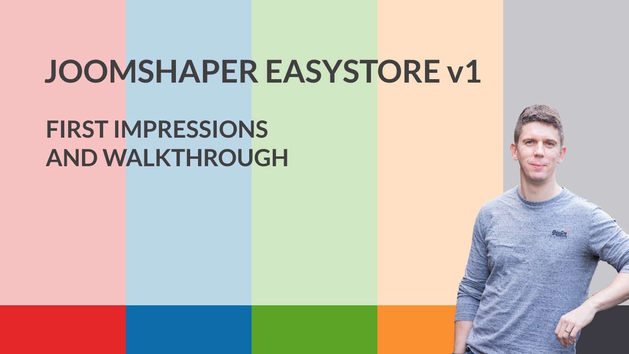 JoomShaper EasyStore v1 - First time walkthrough