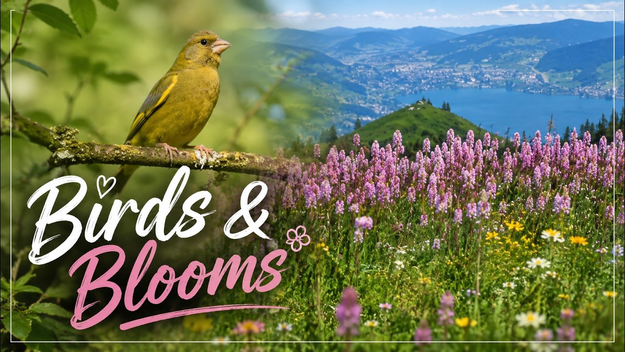 🌸🐦 Nature&rsquo;s Perfect Harmony ✨ | Birds & Blooms