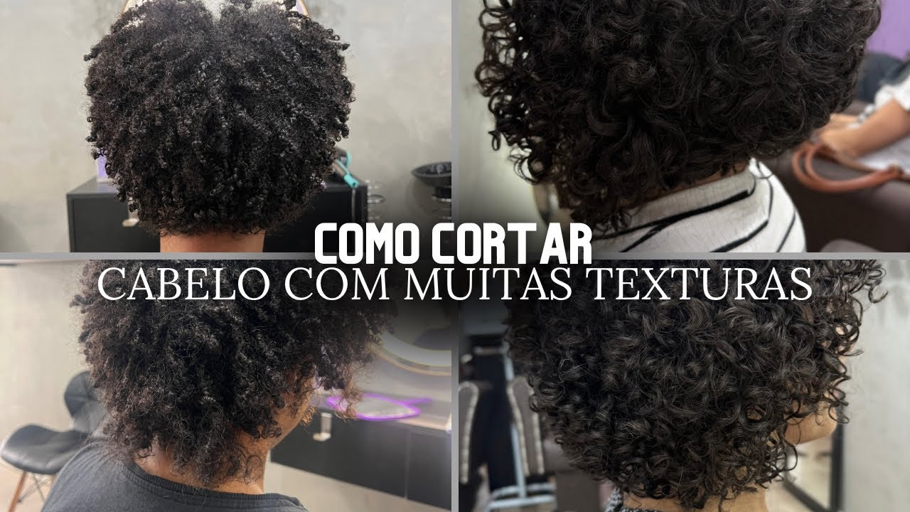 COMO CORTAR CABELO CACHEADO COM DIFERENÇAS DE TEXTURA - Tamires Maia