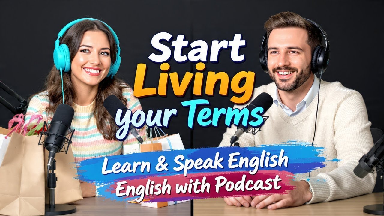 English Podcast For Easy English Conversation|  Start Living on Your Terms | Easy English Podcast