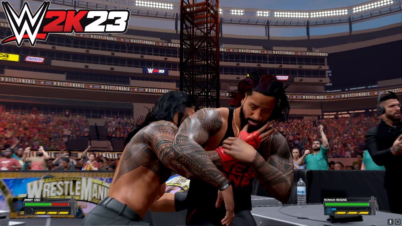 ROMAN ANNOUNCE TABLE GLITCH | | WWE 2K23 1.09 PATCH