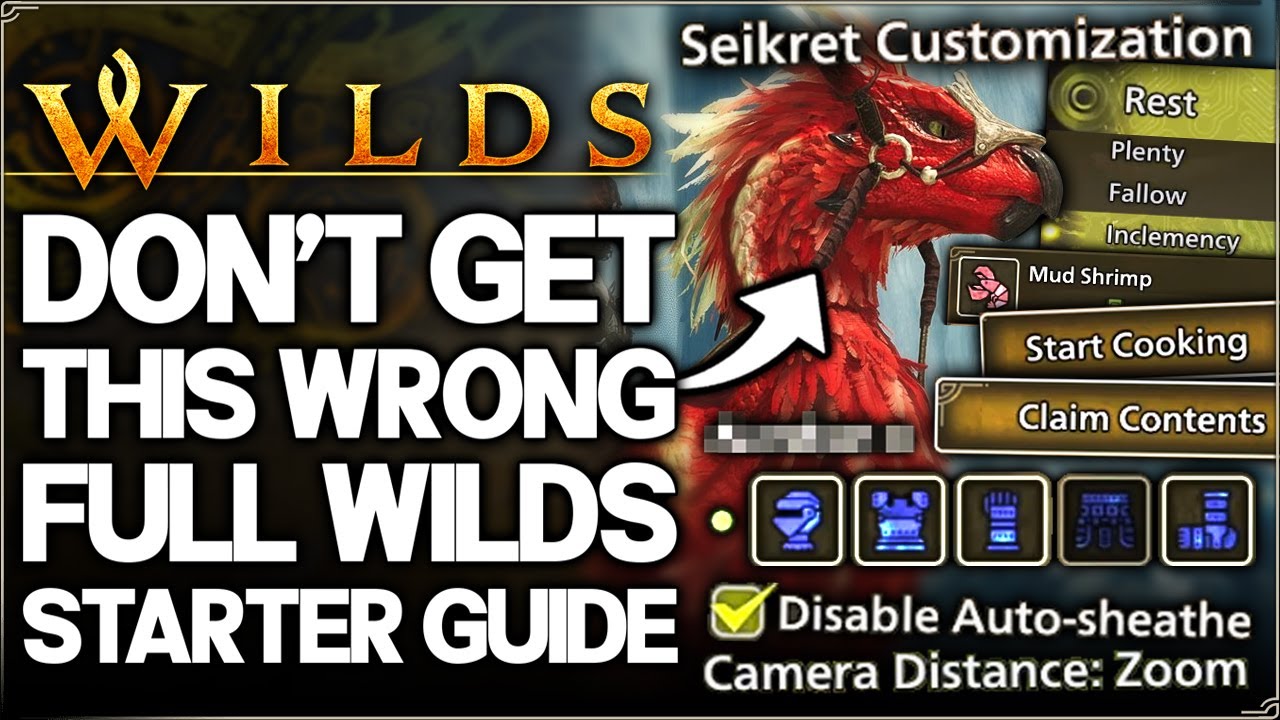 Monster Hunter Wilds - Ultimate Starter Guide, Tips & Settings - Don't Ruin Your Save! (No Spoiler)