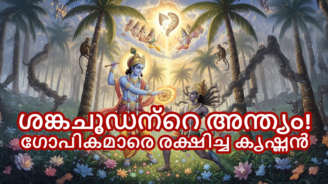 ശങ്കചൂഡ വധം | ശ്രീകൃഷ്ണന്റെ മഹാലീല | Shankachuda Vadham by Krishna | Hindu Mythology Malayalam