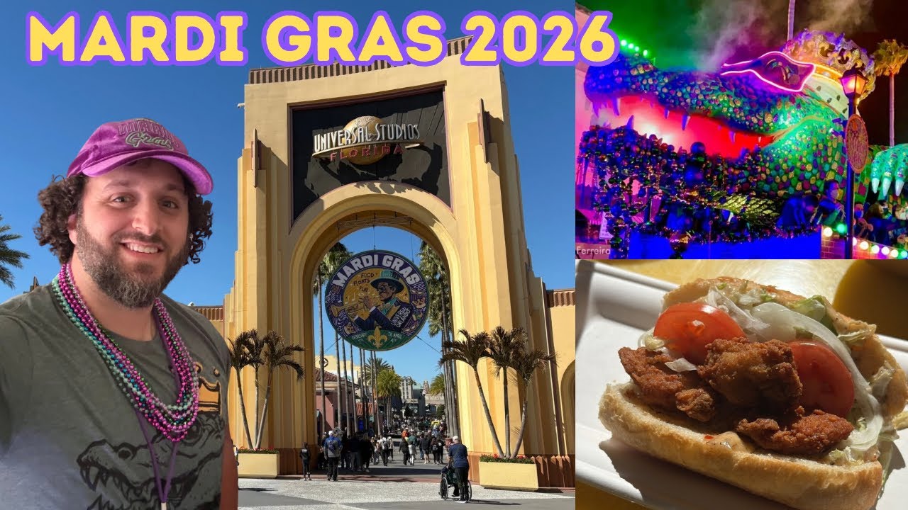 OPENING DAY Universal Mardi Gras 2026! NEW Food, Parade, & Kaskade Concert