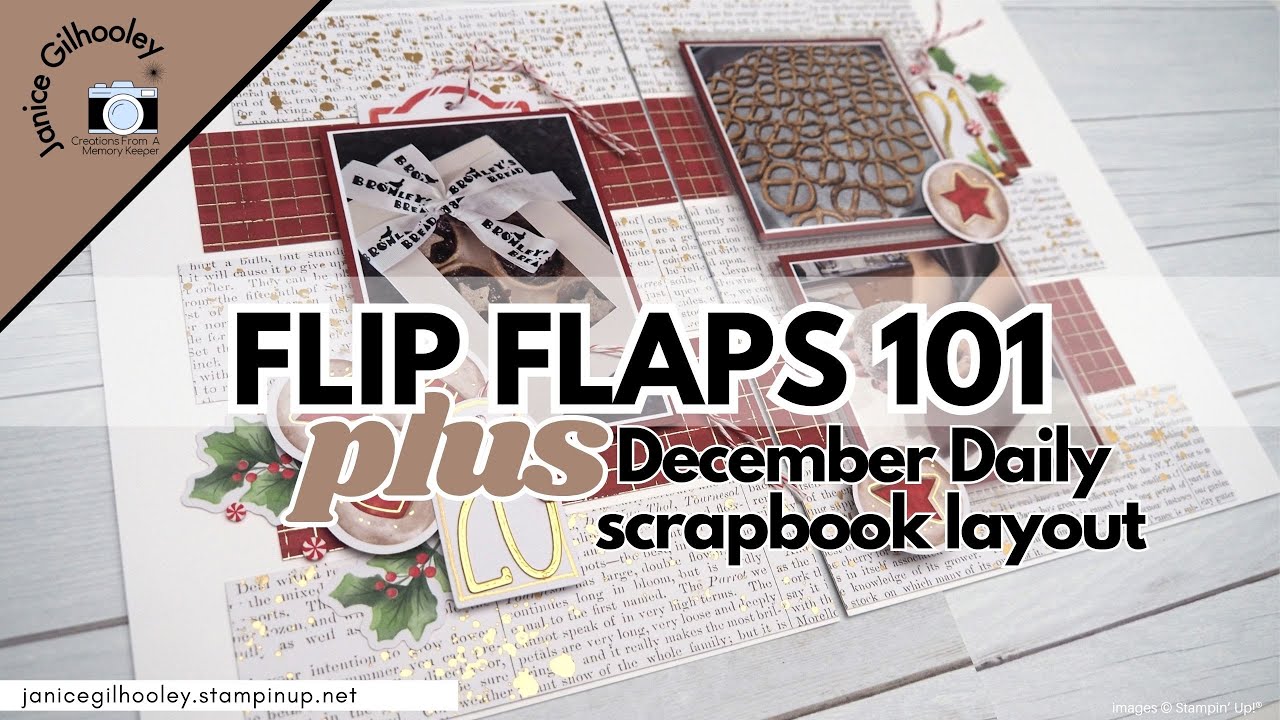 Flip Flaps 101 + December Daily Layout | Stampin' Up!
