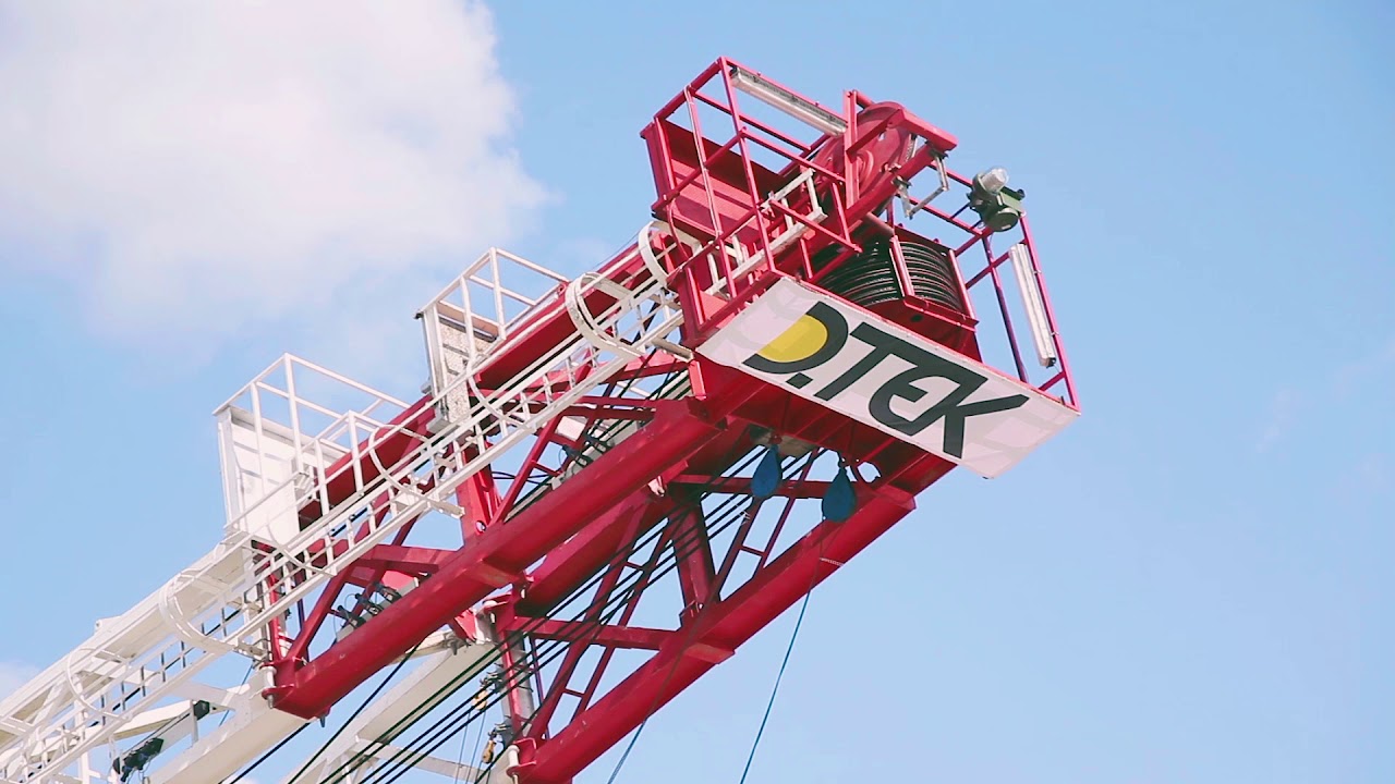 Video about the installation of a gas extraction tower