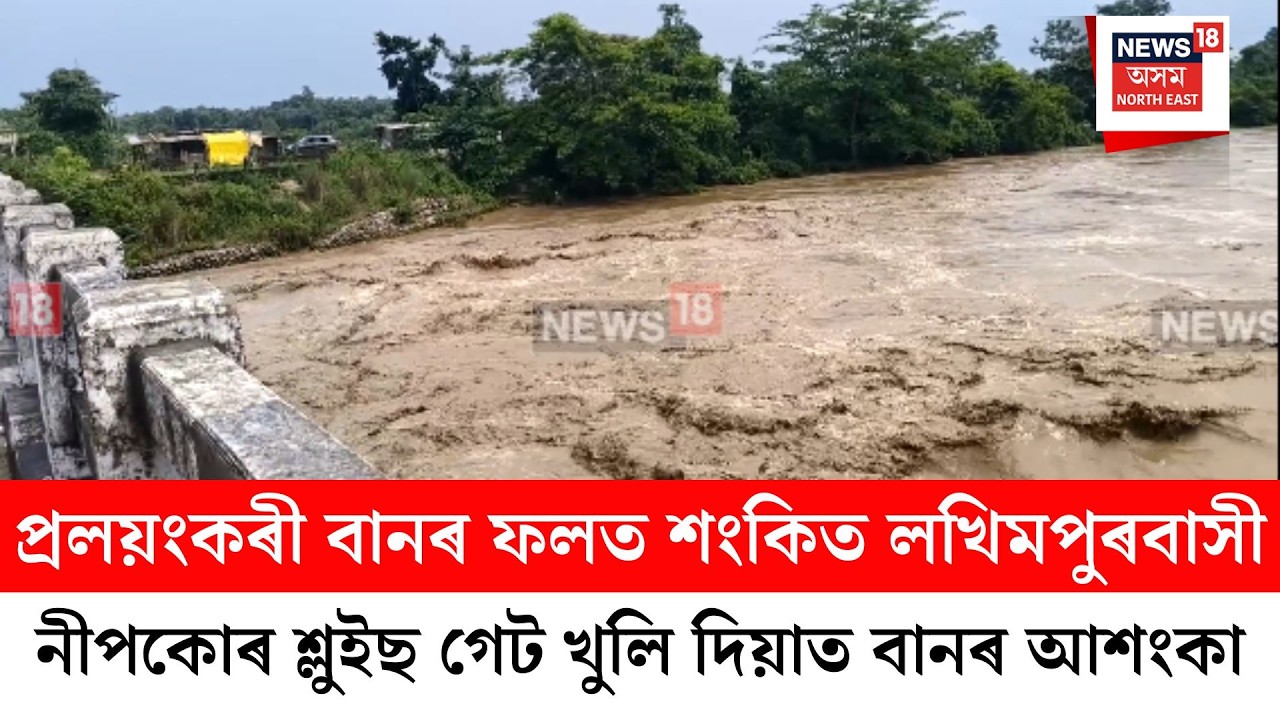 Lakhimpur Flood | প্ৰলয়ংকৰী বানৰ ফলত শংকিত লখিমপুৰবাসী | N18V
