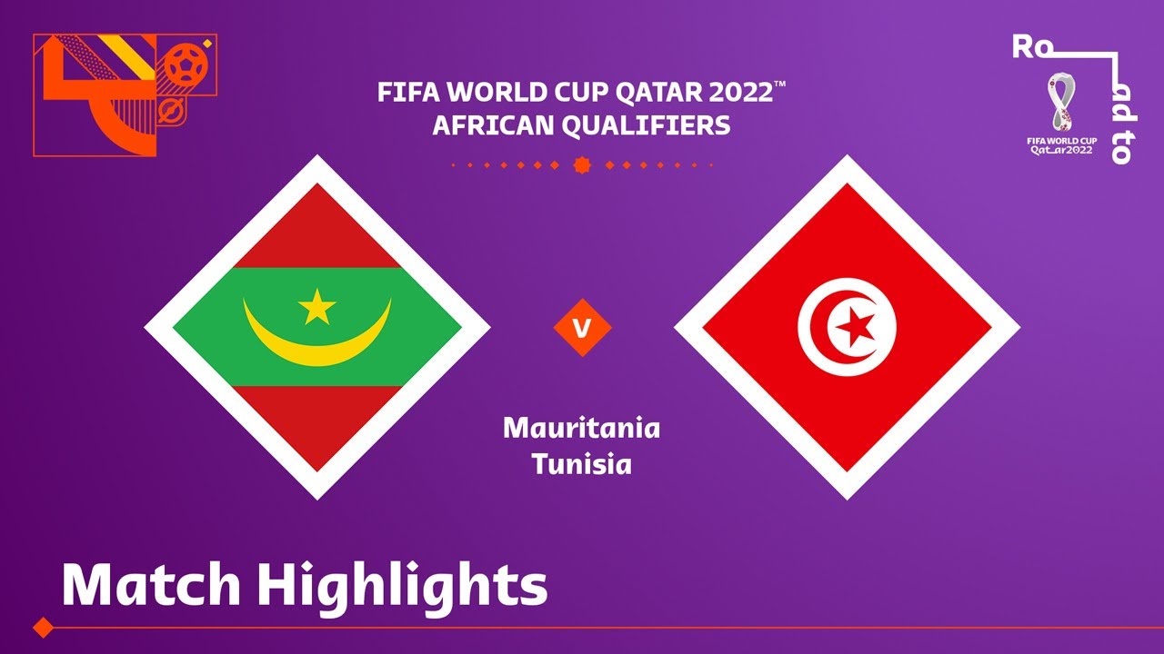 Mauritania v Tunisia | FIFA World Cup Qatar 2022 Qualifier | Match Highlights