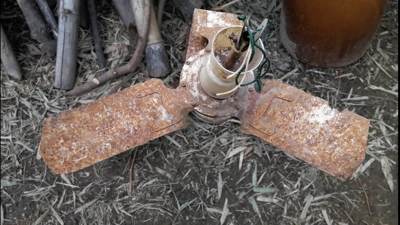 Antique Ceiling Fan - Impressive Restoration