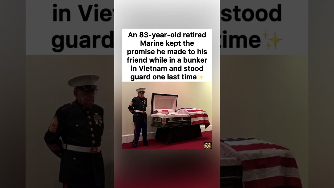 83-Year-Old Marine Keeps Vietnam Promise ⚔️🇺🇸#Marine #Vietnam #Military #viral #trending #shorts