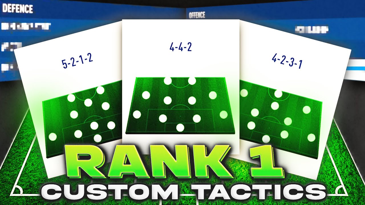 BEST Rank 1 META Custom Tactics on FIFA 23 ft 442, 4231, 5212 & 4321