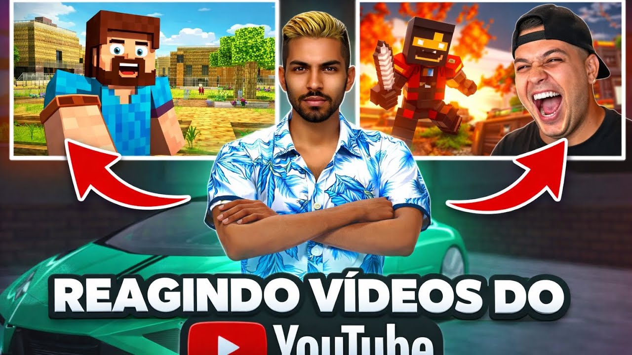 Reagindo vídeos do YouTube mais antigo e novos desenho secreto no final