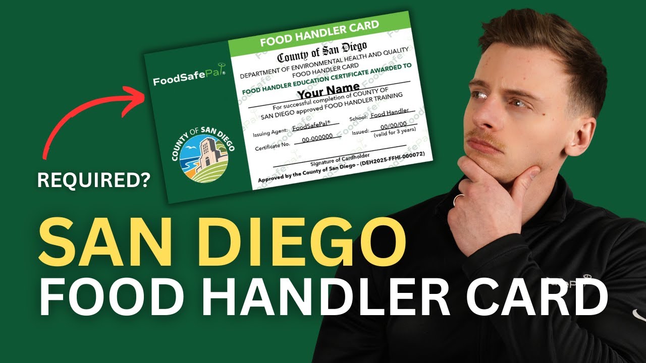 San Diego Food Handlers Card | Online Training & Test