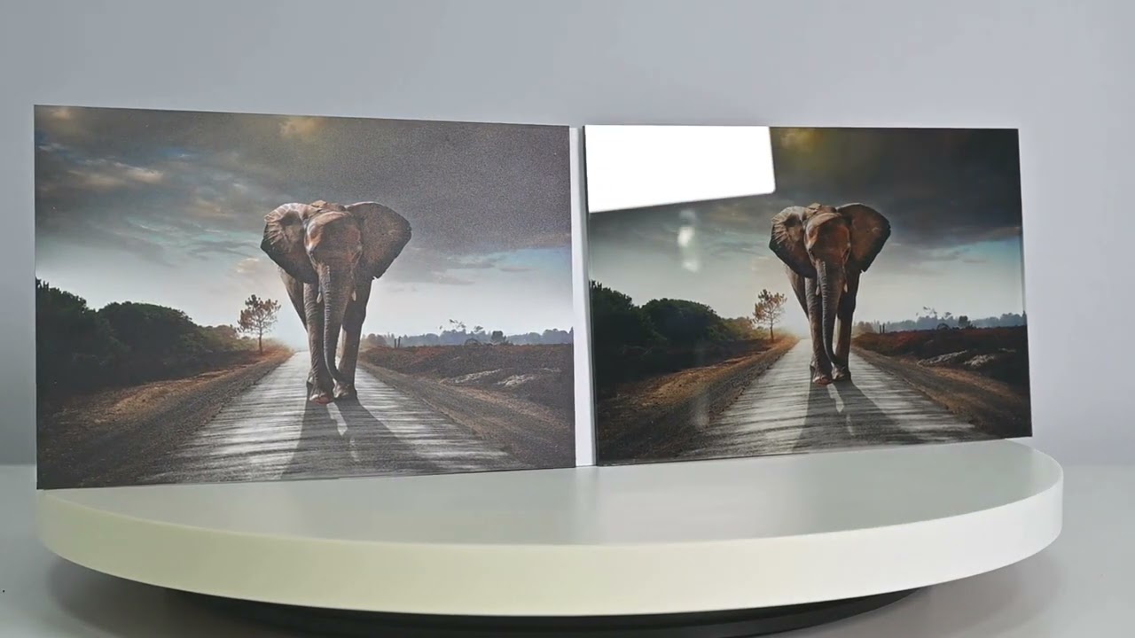Qu'est-ce qui est mieux : une photo sur aluminium ou une photo sur plexiglas?