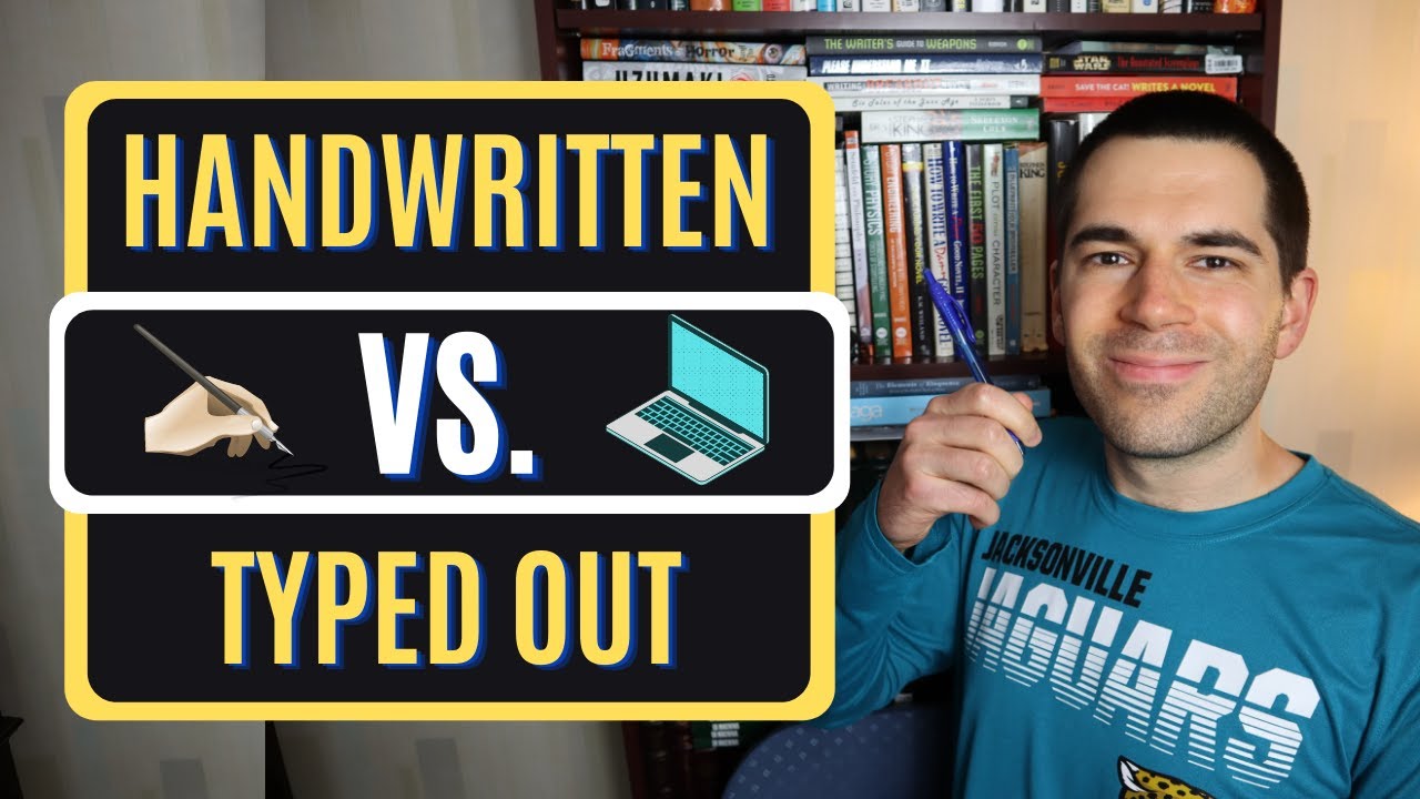 Should You HANDWRITE or TYPE OUT Your First Draft? (Writing Advice)