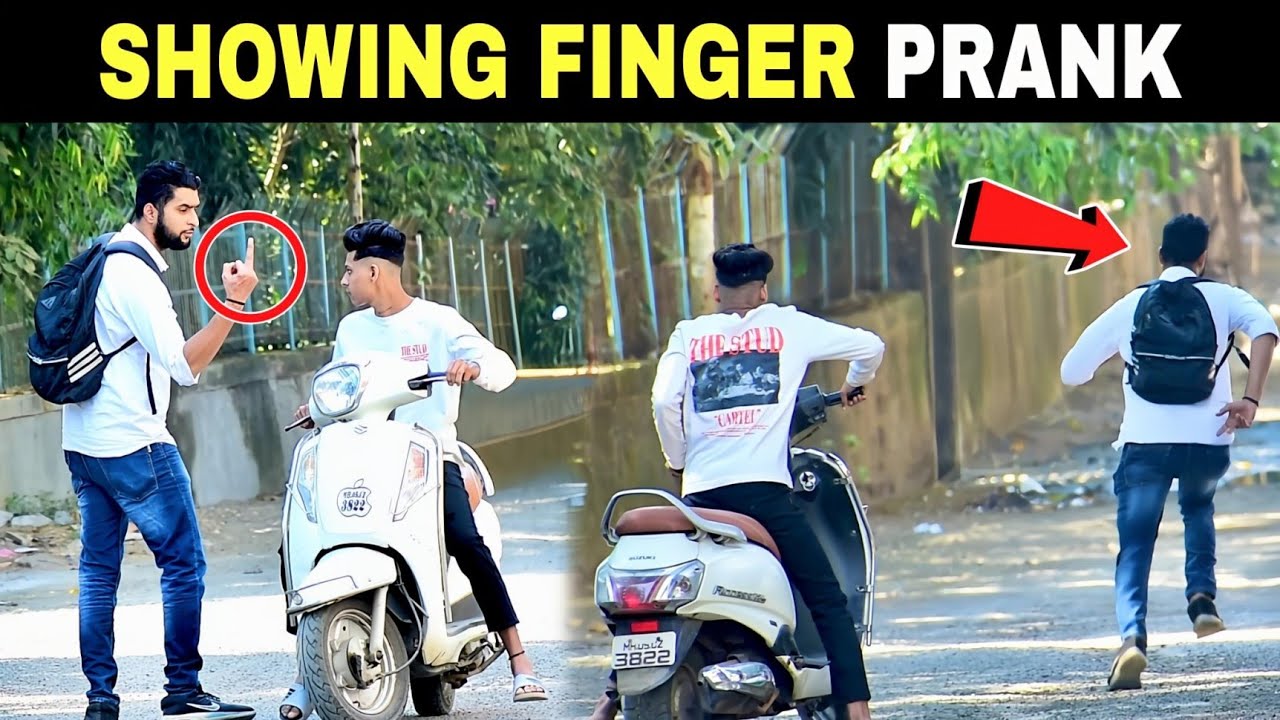 Showing Finger Prank | Part 3 | Prakash Peswani Prank |