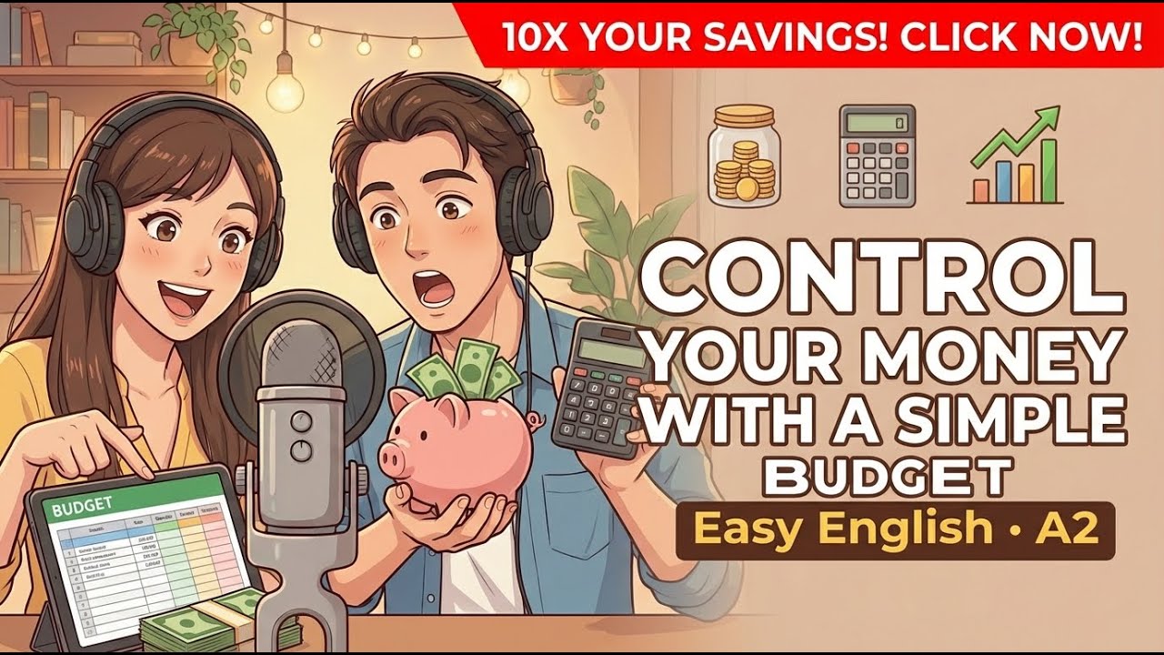 Money & Budget: Easy Plan to Manage Your Money (B1-B2) | Talk Today Podcast
