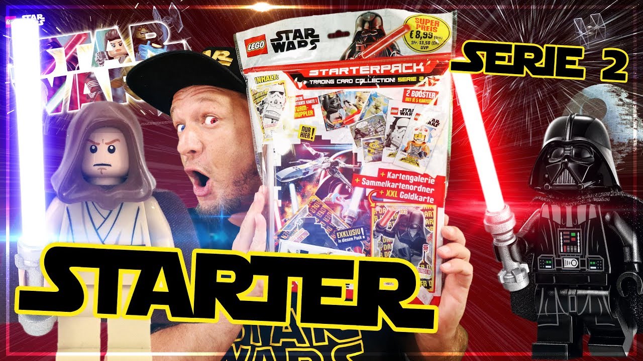 LEGO STAR WARS ⭐ MEGA STARTER PACK TRADING CARDS COLLECTION SERIE 2 UNBOXING