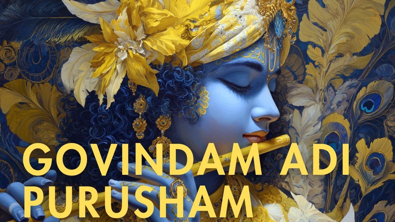 Peaceful Govindam Adi Purusham | Deep Relaxation, Emotional Balance & Inner Calm 🧠🌿