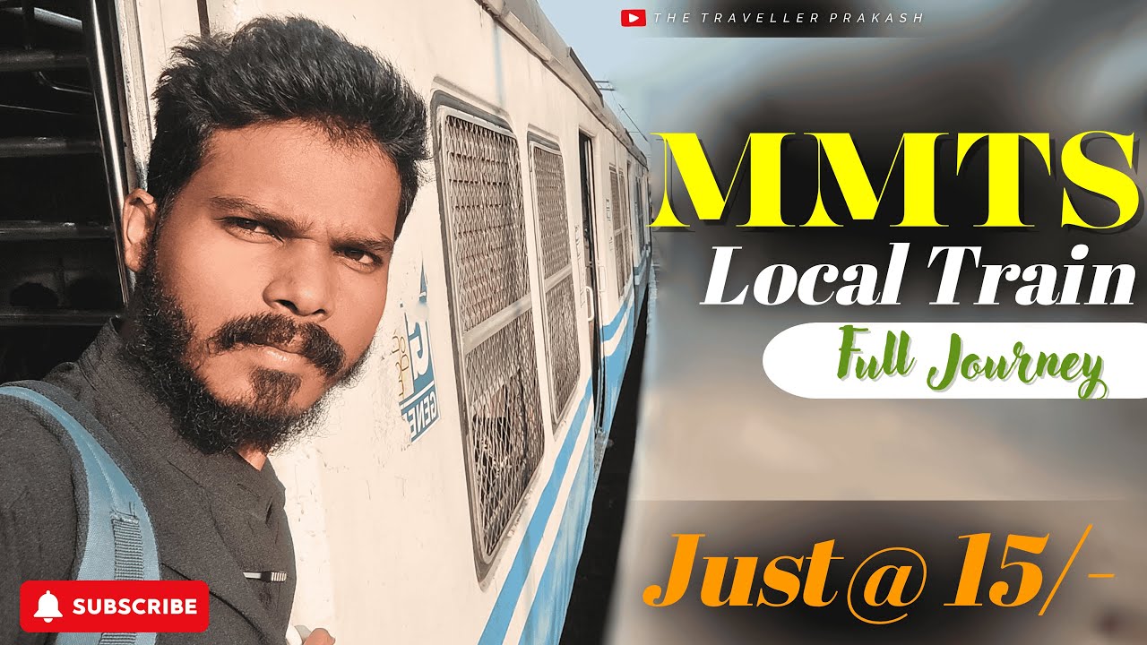 Hyderabad MMTS Local Train Full Journey - 47173 | Lingampalli to Umdanagar