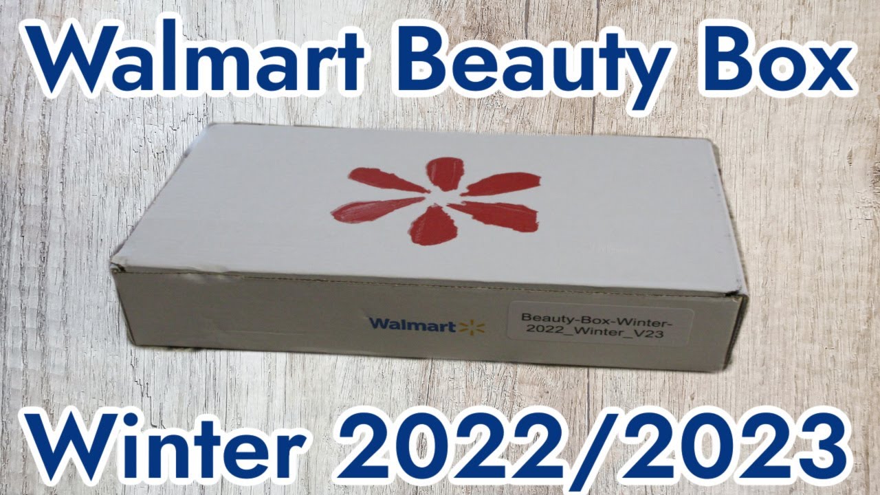 Walmart Beauty Box Winter 2022 Unboxing