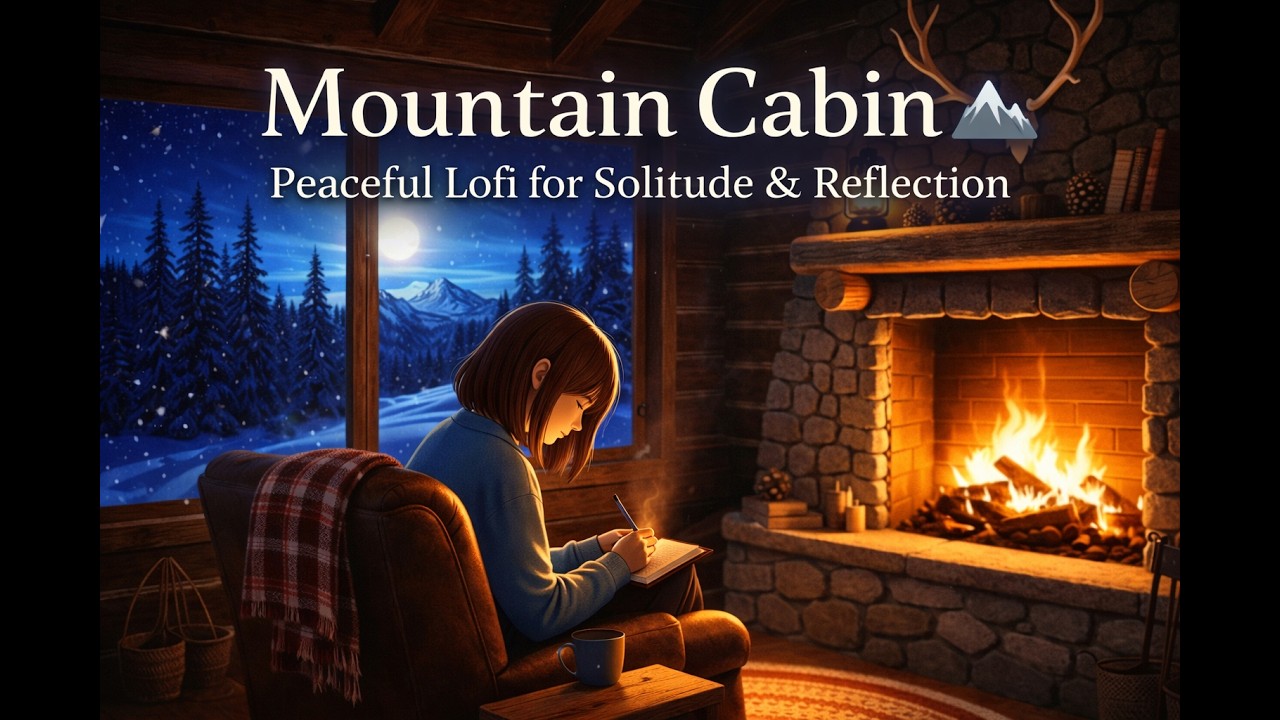Mountain Cabin 🏔 Peaceful Lofi for Solitude & Reflection