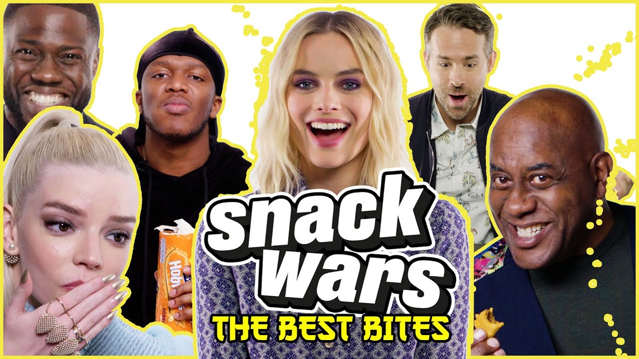 Funniest Snack Wars Moments Ft. Ryan Reynolds, Margot Robbie & KSI | Snack Wars