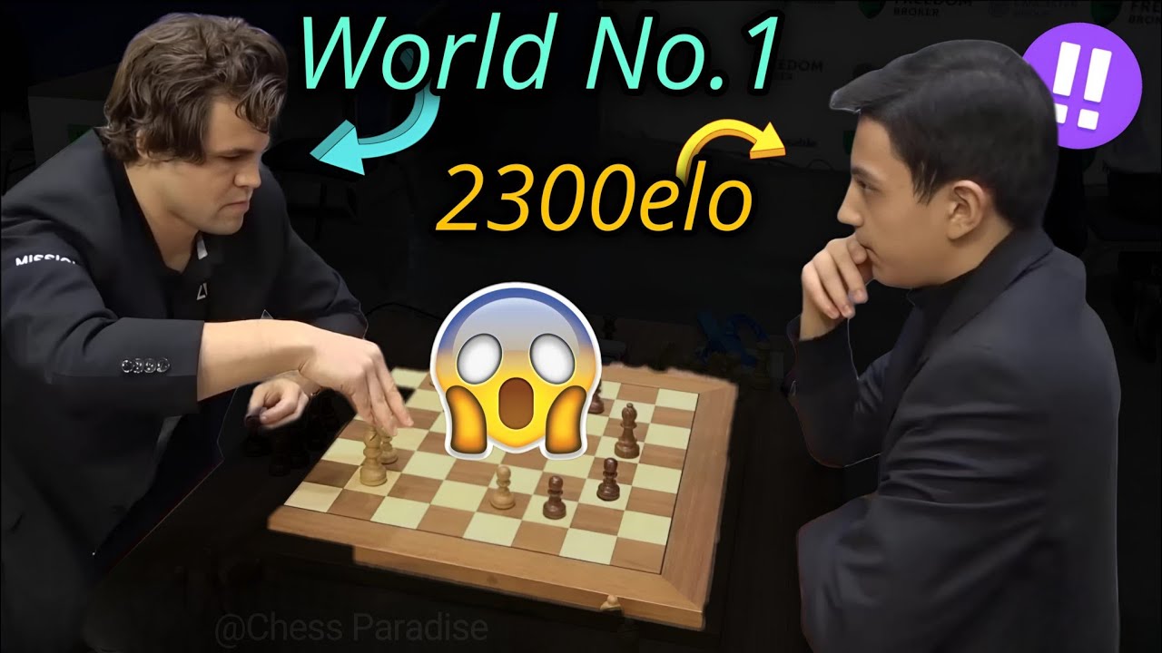 Magnus Carlsen vs 2300 ELO! 😱... HE WAS NOT READY!🤯