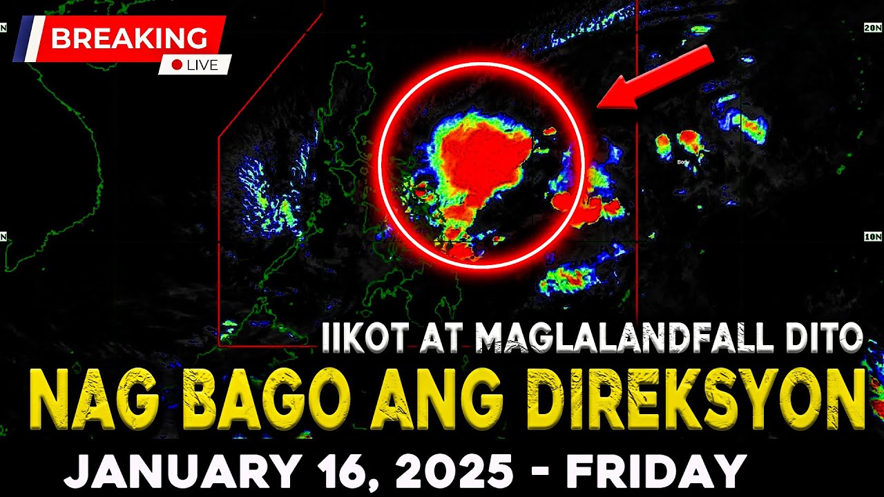 JANUARY 16 2026 | BAGYONG ADA POSIBLENG UMIKOT AT MAG LANDFALL SA VISAYAS AT MINDANAO
