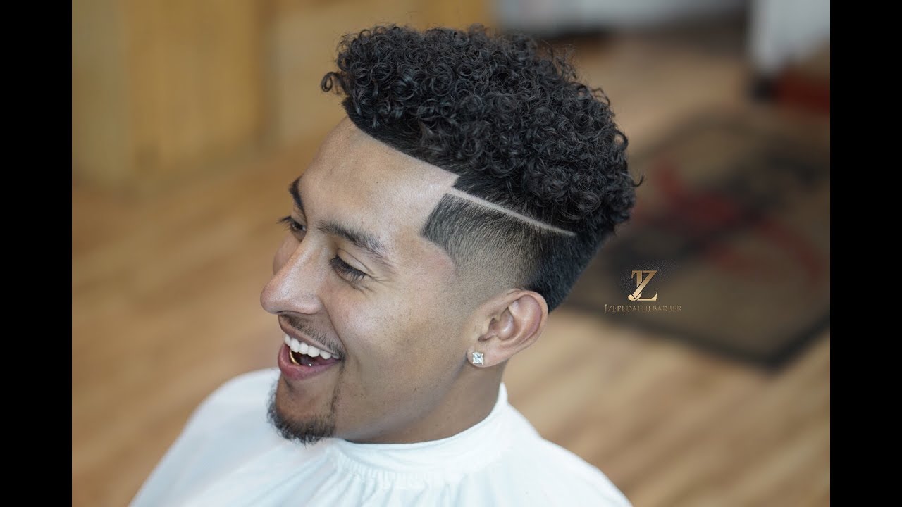 Burst Taper Tutorial | Curly Top | Side Part