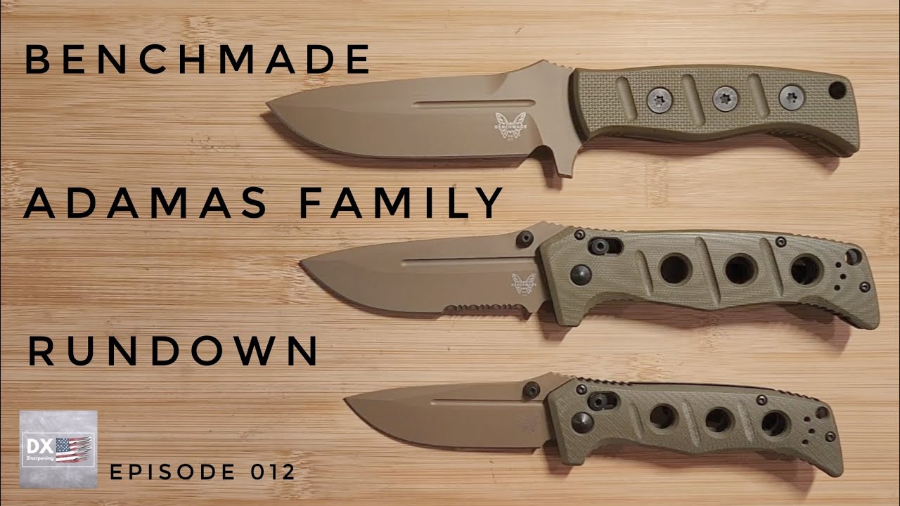 Benchmade Adamas Family Rundown | feat. Full Sized, Mini & Fixed Adamas | Rundown Episode 012