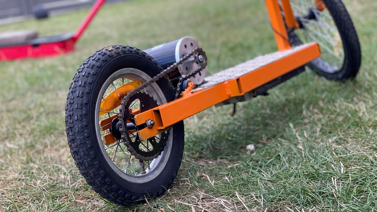 Homemade electric scooter at home ! DIY PROJECTS
