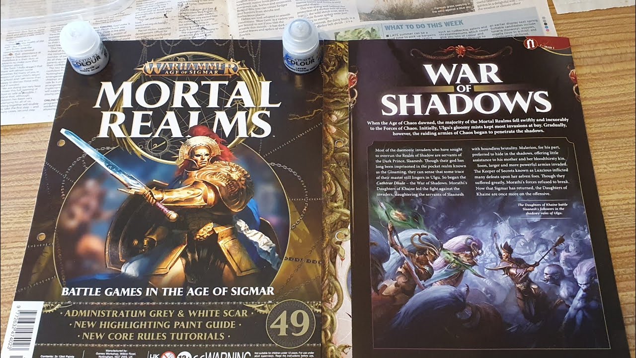 #Warhammer Age of Sigmar  Mortal Realms Issue 49 + How I Base My Models #mortalrealms #ageofsigmar