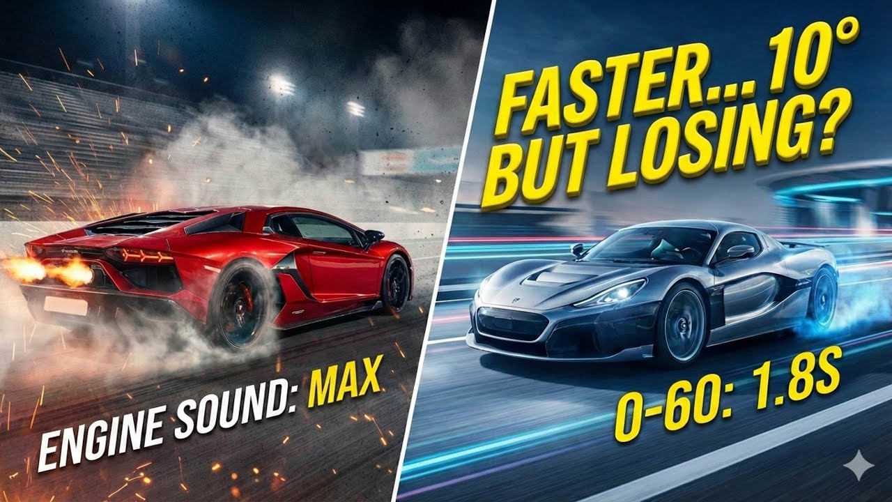 Why Electric Supercars Are Faster but Still Losing | Gas vs EV Showdown
