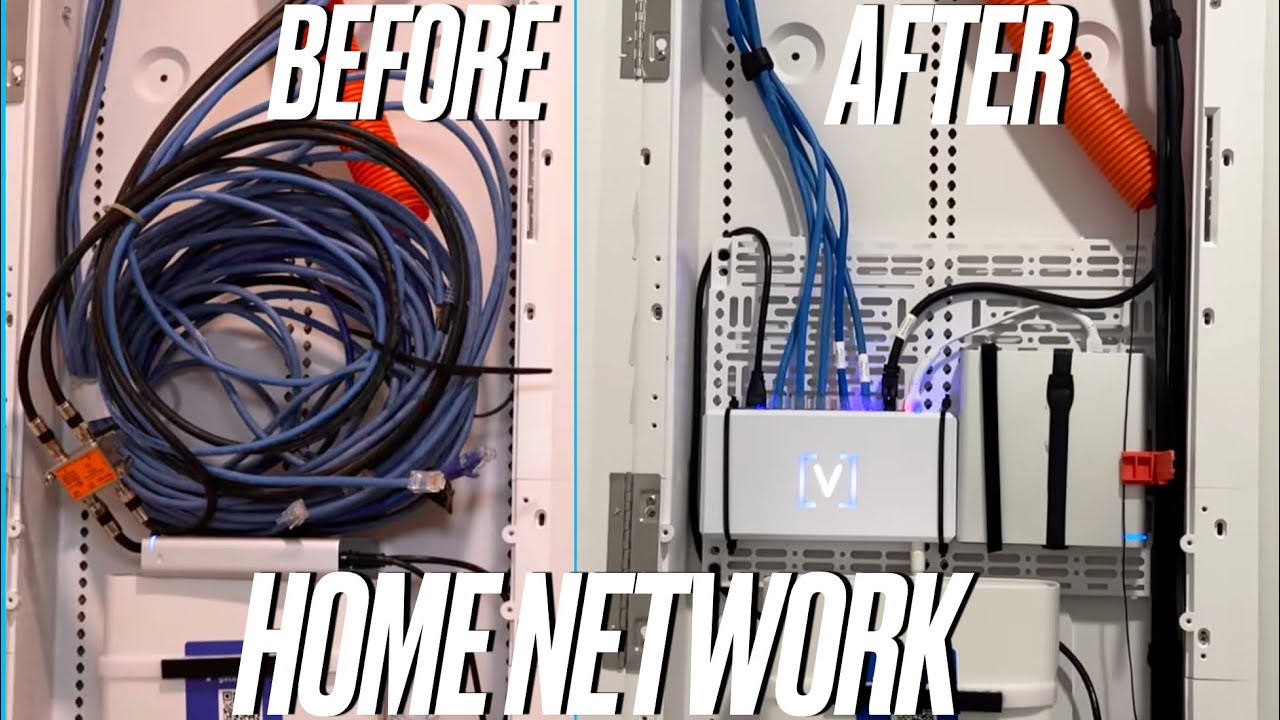 Home Network Install in Structure Media Enclosure Panel using Alta Labs and Ubiquiti