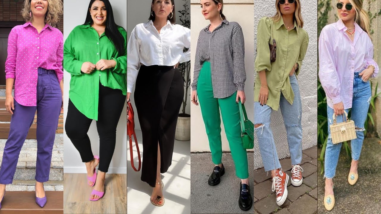 LOOKS con CAMISAS de MODA /TENDENCIAS 2023| Blusas elegantes de moda