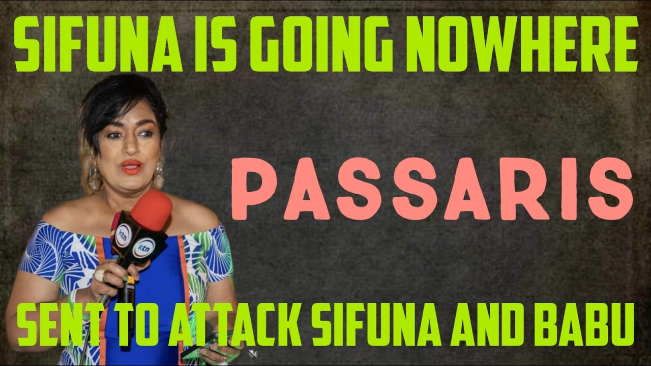Esther Passaris Opens Scathing Attacks On Sifuna And Babu; RUTO'S New Plan?