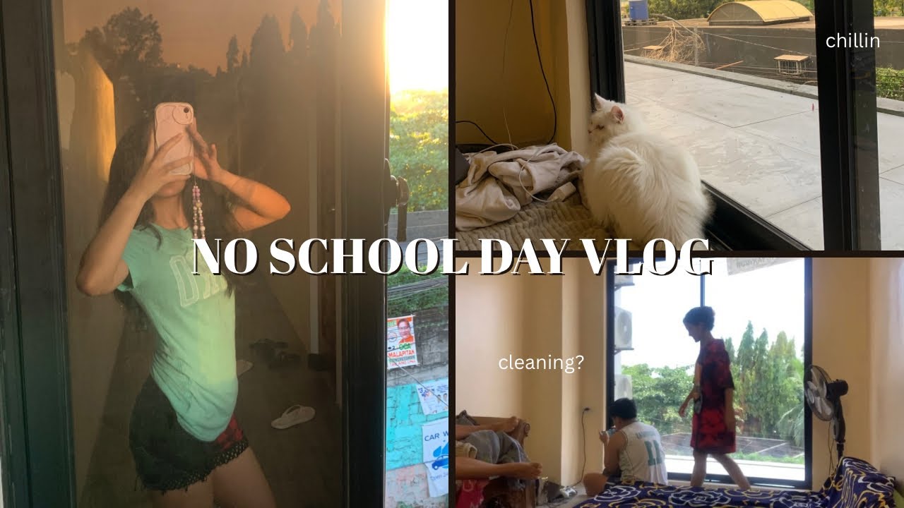 NO SCHOOL DAY VLOG *at home* 🏠