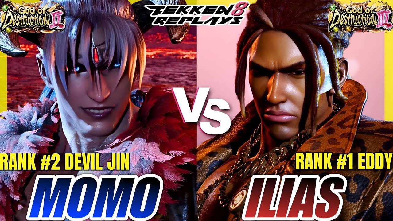Tekken 8 - Momo (Devil Jin) vs Ilias (Eddy) - High Level Ranked Match Replay