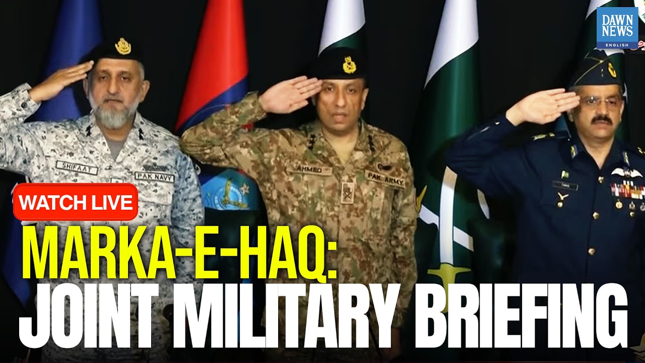 🔴 LIVE: Marka-e-Haq Anniversary | Joint Pakistan Armed Forces Press Briefing